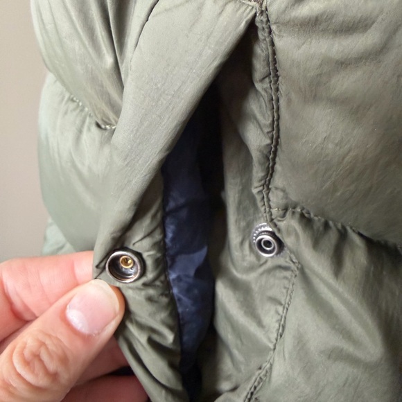 Tommy Hilfiger Olive Green Puffer Jacket - Picture 5 of 9